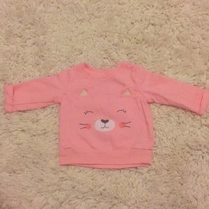 Pink kitty sweater